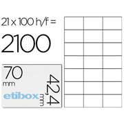 ETIBOX ETIQUETA ILC 70x42,4mm 21x100-PACK 119752